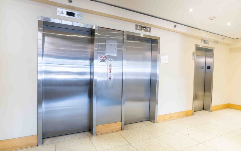 Exterior elevator cart in Massachusetts