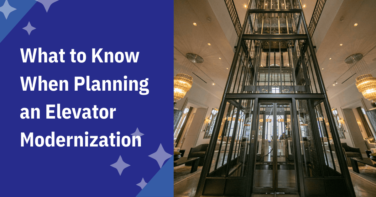 elevator modernization. buckley elevator