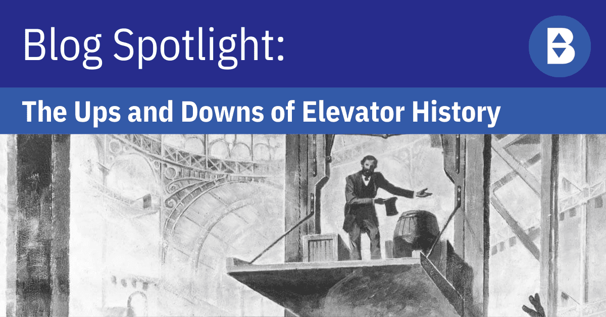 The history of the elevator