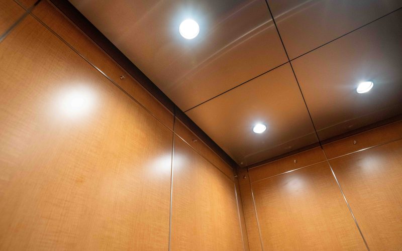 LED Lights in elevator