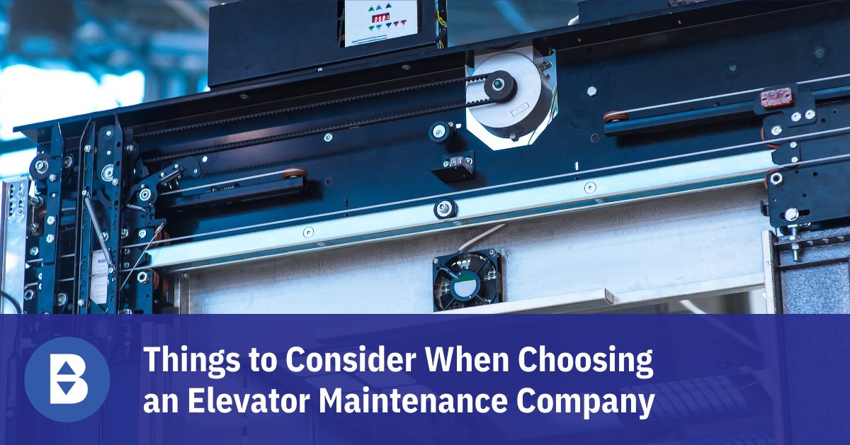 elevator maintenance